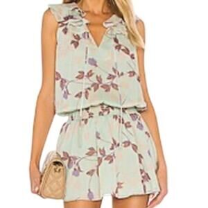 Amanda Uprichard Belle Kimme Dress Monte Carlo Floral Designer Quiet Luxury S